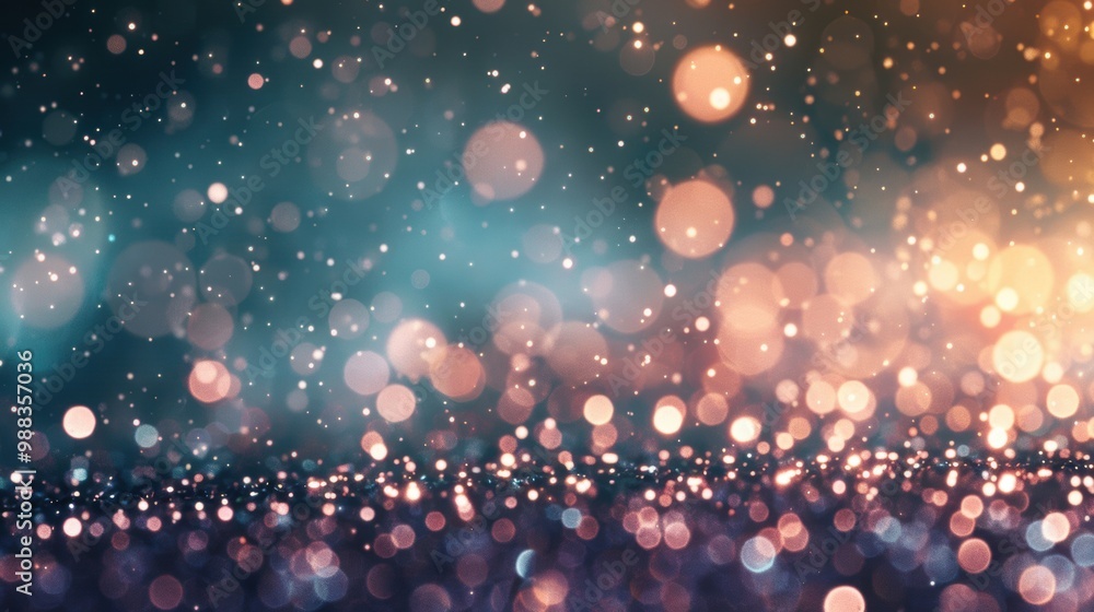 Aufkleber this vibrant backdrop features sparkling lights in various colors, creating an enchanting and dreamy
