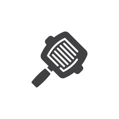 Grill Pan vector icon
