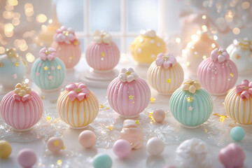 Pastel Cupcake Decorations