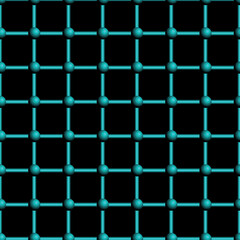 seamless pattern with squares in black