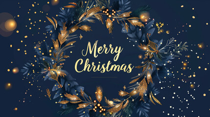 christmas background postcars with congratulations