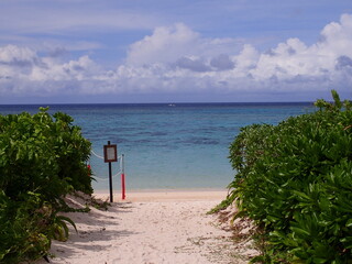 ビーチリゾートで夏休み