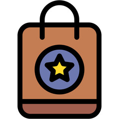 Vector Icon for shopping, Favorite, product, bag