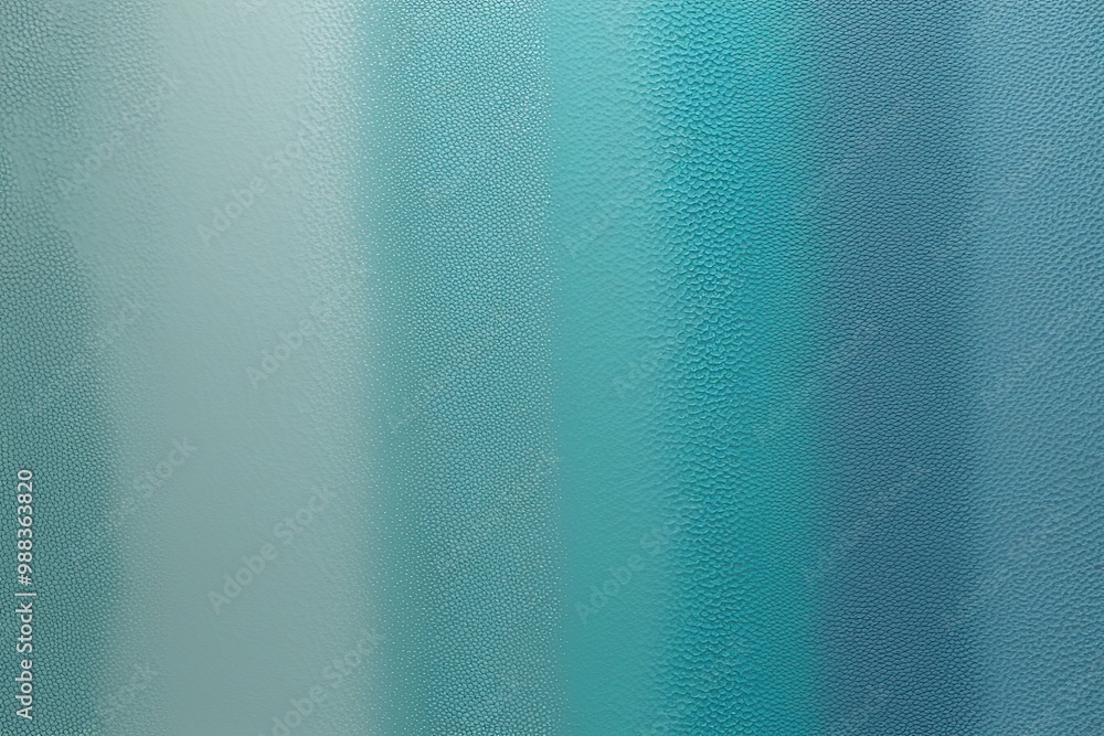 Poster turquoise gradient texture with tactile patterns and soft surfaces