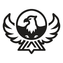 Obraz premium Eagle Bird Logo Vector Template. Business Logo Concept