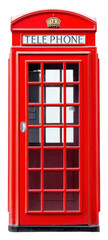 Obraz premium PNG Red phone box telephone text white background.
