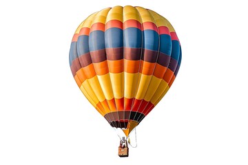 Naklejka premium Hot air balloon isolated on white background