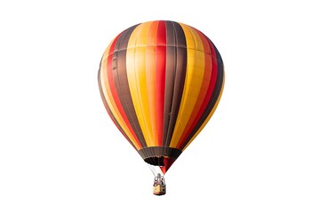 Fototapeta premium Hot air balloon isolated on white background