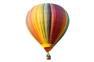 Obraz premium Hot air balloon isolated on white background