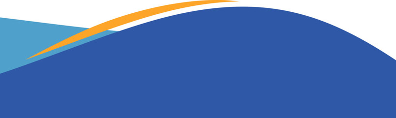 Obraz premium Business wave Footer 