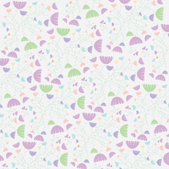 seamless pattern with flowers pattern vector design template
