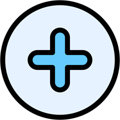 Obraz premium Vector Icon Add, circle, plus, addition, new