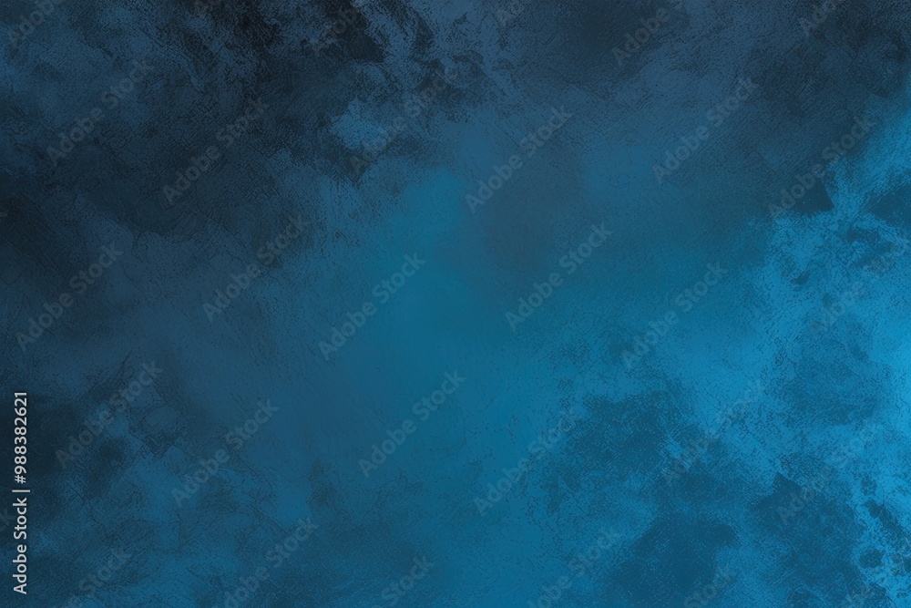 Poster deep azure gradient texture with rugged finish for abstract backdrops