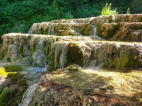 Cascada de Orbaneja del Castillo, Orbaneja del Castillo, Burgos, Espa&ntilde;a 
