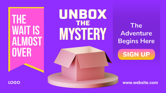 Mystery Product Unbox Event Promo