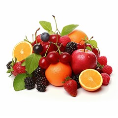 Still life of colorful fresh fruits