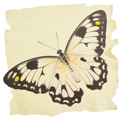 PNG Birdwing butterfly ripped paper invertebrate appliance animal.