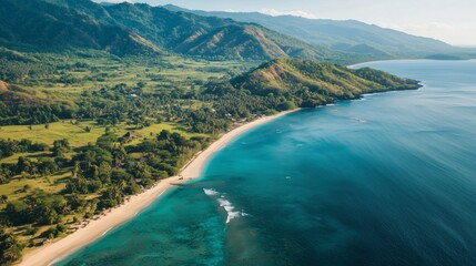 View of Nusa Dua resort area in the vicinity of Denpasar in southern Bali, Indonesia © Julia