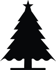 Christmas tree , white background