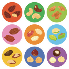 色々なナッツのセット　文字なし