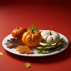 Roasted turkey with stuffing, gravy, and cranberry sauce.