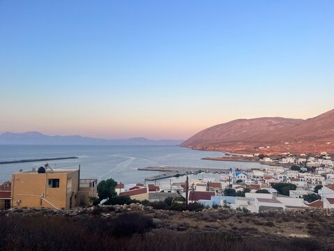 Kasos greek island panorama