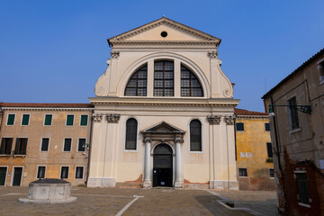 Obraz premium Chiesa di San Trovaso Church in Venice, Italy