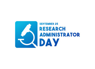 Research Administrators Day. September 25. Gradient colors.