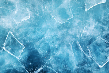 Blue Ice Abstract Background Texture