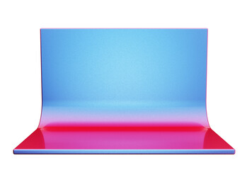 Blue and pink gradient photography backdrop with soft color blend