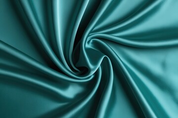 Obraz premium Elegant Teal Gradient Background with Smooth Silky Texture for Stunning Designs