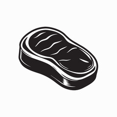  Large Piece of Meat Steak Vector Illustration  Printable Graphic Design