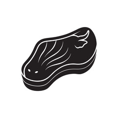  Large Piece of Meat Steak Vector Illustration  Printable Graphic Design