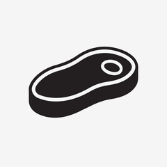  Large Piece of Meat Steak Vector Illustration  Printable Graphic Design