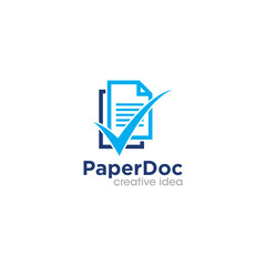 Creative Book Concept Logo Design Template