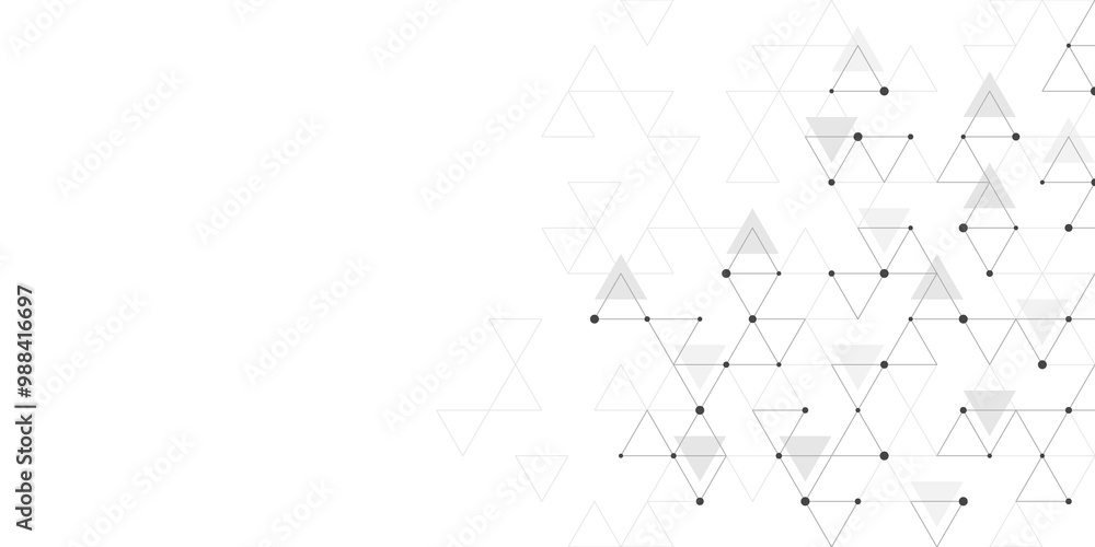 Aufkleber Abstract background with a geometric pattern of triangle shapes. Graphic design element