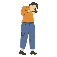 Photographer Character Illustration