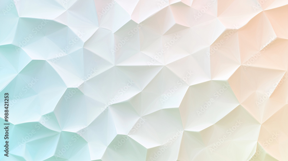 Canvas Prints elegant pastel white color geometric abstract pattern
