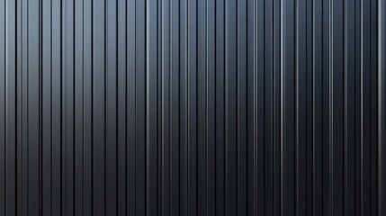 Obraz premium Close-up of a Black Corrugated Metal Wall