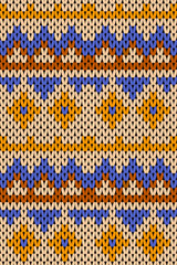 Knit seamless pattern. seamless knitted pattern with stripes. Pattern print. Colorful pattern. seamless pattern with dots