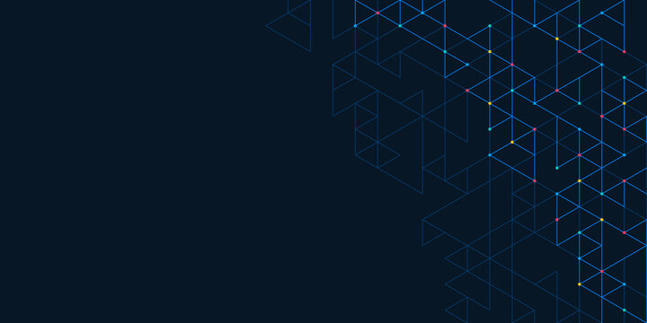 Abstract background with a geometric pattern of triangle shapes. Graphic design element