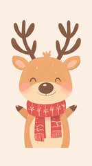 Merry Christmas cartoon plane Christmas illustration wallpaper