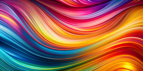 Fototapeta premium Vibrant abstract background with dynamic patterns and colors, abstract, bright, colorful, vibrant, dynamic, backdrop, design