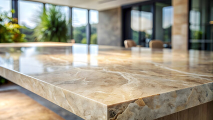 A close-up photo of a sleek and beautiful stone top, stone, top, surface, texture, close-up, natural, material