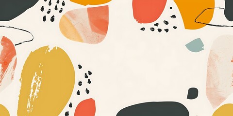 Abstract Art Background With Geometric Shapes