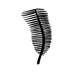 Coral icon vector. Coral reef illustration sign. Algae symbol. Marine life logo.