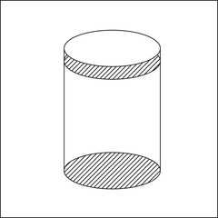 Sketch of a food tube bottle
