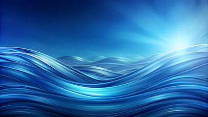Blue wave wall as a presentation background, ocean, wave, blue, flowing, energy, vibrant, abstract, design, backdrop, water, liquid