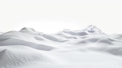 Fototapeta premium Mountain peak covered in snow, with a blue sky in the background