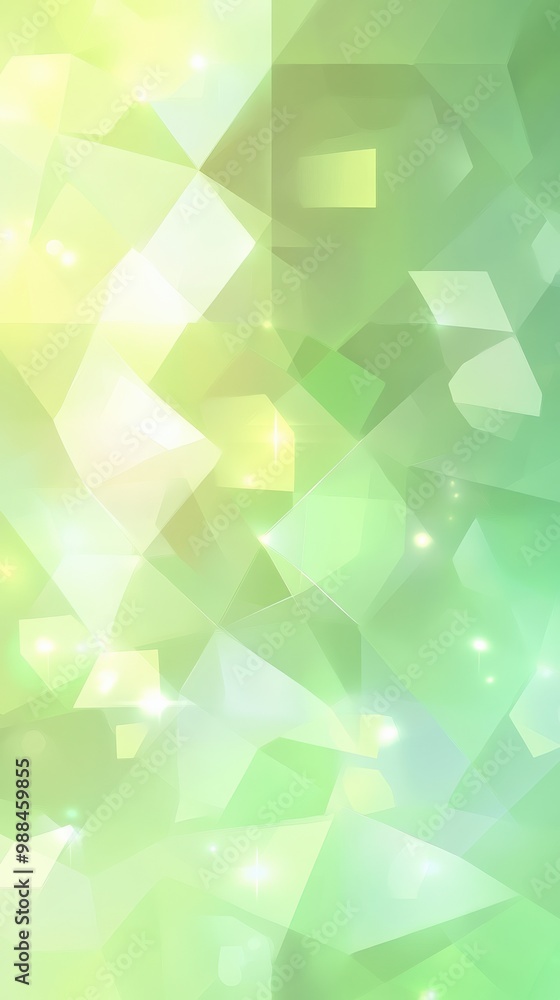 Aufkleber abstract geometric background gradient soft light green bokeh for graphic business background